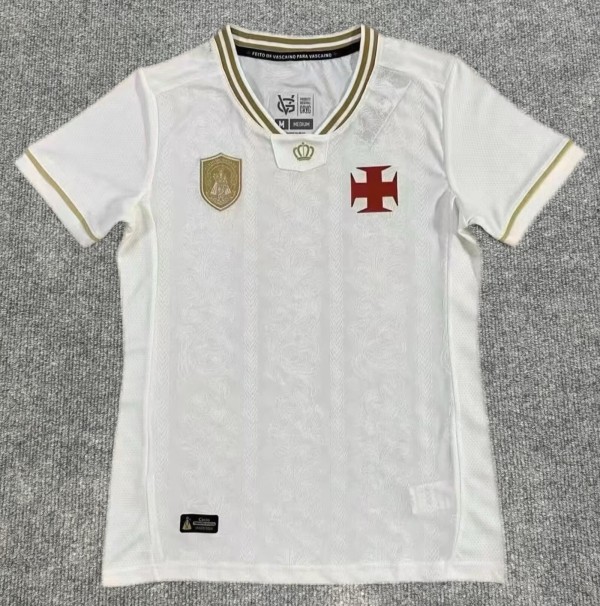 26-27 Vasco da White Special Edition Women Fans Soccer Jersey (女)
