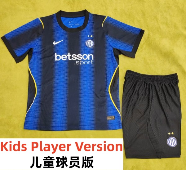 27-28 INT Home Kids Player Version Soccer Jersey(球员童装)