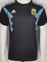 2018 Argentina Black Retro Soccer Jersey