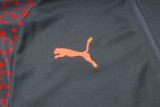23-24 Man City High Quality Half Pull Tracksuit