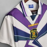 1994-1996 Scotland White Retro Soccer Jersey