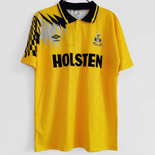 1992-1994 TOT Yellow Retro Soccer Jersey