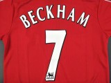 Beckham 7# 1998-1999 Man Utd Home Retro Soccer Jersey