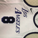 22-23 LAKERS JAMES #6 White City Edition Top Quality Hot Pressing NBA Jersey