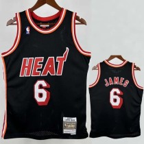 2013-2014 HEAT JAMES #6 Black Retro Top Quality Hot Pressing NBA Jersey 2013-2014 HEAT JAMES #6 Black Retro Top Quality Hot Pressing NBA Jersey