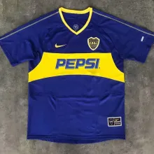 2003-2004 Boca Juniors Home Retro Soccer Jersey