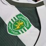 2001-2002 Sporting Lisbon Home Retro Soccer Jersey