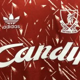 1989 LIV Home Long Sleeve Retro Soccer Jersey