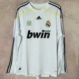 2009-2010 RMA Home Long Sleeve Retro Soccer Jersey