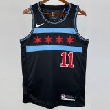2019 BULLS DEROZAN #11 Black City Edition Top Quality Hot Pressing NBA Retro Jersey