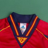1998 Spain Home Retro Soccer Jersey