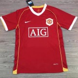 2006-2007 Man Utd Home Retro Soccer Jersey