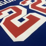 WARRIORS WIGGINS #22 Blue 75th Anniversary Retro NBA Jersey