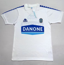 1990-1992 Retro White Soccer Jersey