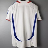 2006 France Away White Retro Soccer Jersey Item