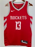 2018-19 ROCKETS HARDEN #13 Red Away Top Quality Hot Pressing NBA Jersey
