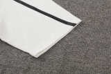 24-25 JUV White Training Short Suit (100%Cotton)纯棉