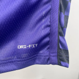 23-24 Kings FOX #5 Purple Top Quality Hot Pressing NBA Jersey (Trapeze Edition)飞人版