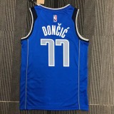 21-22 Dallas DONCIC #11 Blue 75th Anniversary Top Quality Hot Pressing NBA Jersey