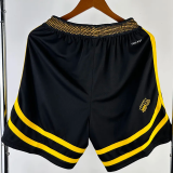 23-24 WARRIORS Black City Edition Top Quality NBA Pants
