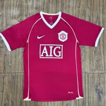 2005-2006 Man Utd Home Retro Soccer Jersey