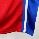24-25 76ERS GEORGE #8 Red Top Quality Hot Pressing NBA Jersey (Trapeze Edition)