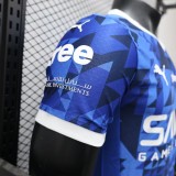 24-25 Al-Hilal Saudi Home Player Version Soccer Jersey带广告版
