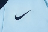 24-25 France High Quality Half Pull Tracksuit