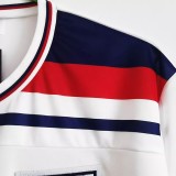 1982 England Home White Retro Soccer Jersey