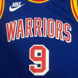 WARRIORS IGUODALA #9 Blue 75th Anniversary Retro NBA Jersey