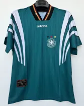 1996 Germany Away White Retro Soccer Jersey