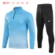 2024 NK Blue Kids Half Pull Tracksuit