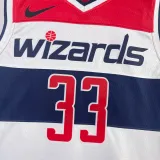22-23 Wizards KUZMA #33 White Top Quality Hot Pressing NBA Jersey
