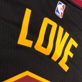 CLEVELAND LOVE # 0 Black Top Quality Hot Pressing NBA Jersey