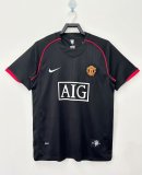 RONALDO 7 #2007-2008 Man Utd Third League Edition Retro Soccer Jersey(联赛版 带双臂章)