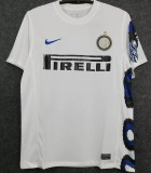 2010-2011 INT Away White Retro Soccer Jersey