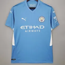 21-22 Man City 1:1 Home Fans Soccer Jersey