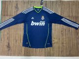 2010-2011 RMA Away Long Sleeve Retro Soccer Jersey