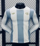 24-25 Argentina 50th Commemorative Edition  Long sleeves Player Version Soccer Jersey