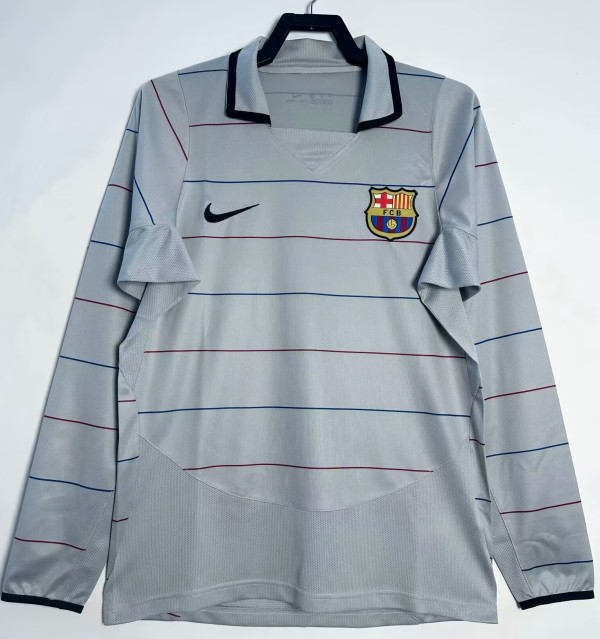 2003-2004 BAR Away Long Sleeve Retro Soccer Jersey