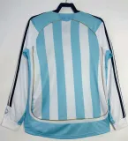 2006-2007 Argentina Home Long Sleeve Retro Soccer Jersey