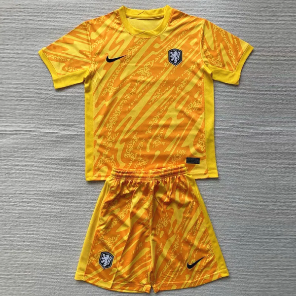 2024  NetherIands European Cup Home Kids Soccer Jersey