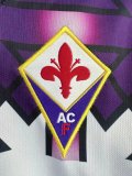 1992-1993 Fiorentina Away Retro Long Sleeve Soccer Jersey