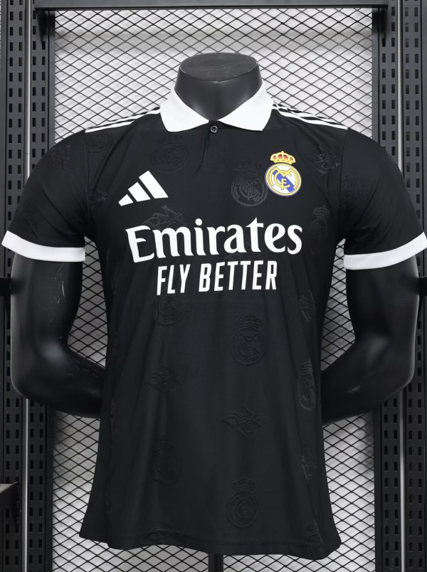 25-26 RMA Black Special Edition Player Version Training Shirts