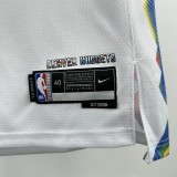 24-25 Nuggets JOKIC #15 White City Edition Top Quality Hot Pressing NBA Jersey