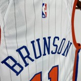 24-25 KNICKS BRUNSON #11 White City Edition Top Quality Hot Pressing NBA Jersey
