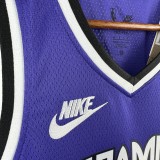 24-25 KINGS SABONIS #11 Purple Retro Top Quality Hot Pressing NBA Jersey(V领）