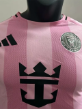 25-26 Inter Miami Home Long Sleeve Player Version Soccer Jersey (长袖球员)