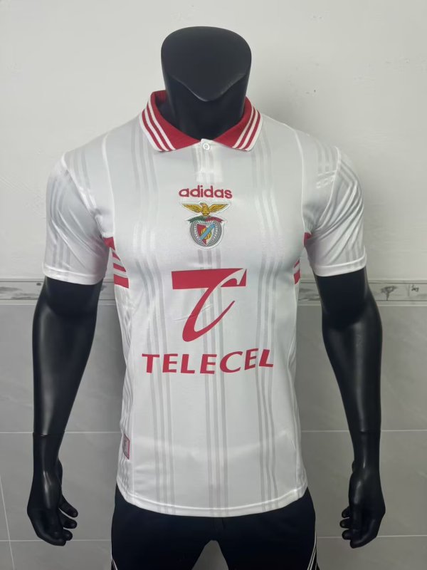 1997-1999 Benfica Away Fans Retro Soccer Jersey