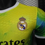 25-26 RMA Yellow Green Special Edition Player Version Soccer Jersey